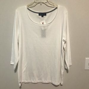 1x 3/4 sleeve top